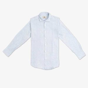 CAMISA LINO MEZCLA RAYAS