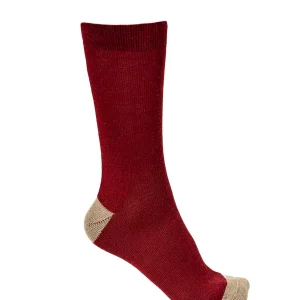 MEDIAS  INCALPACA 586 | GUINDA  &  BEIGE