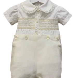 Conjunto combi con camisa punto smock